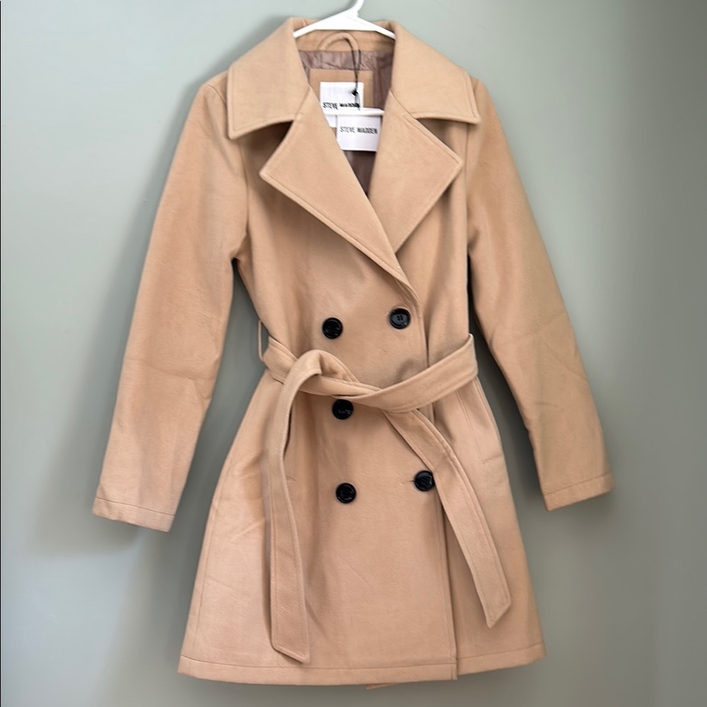 Steve Madden Tan Trench Coat